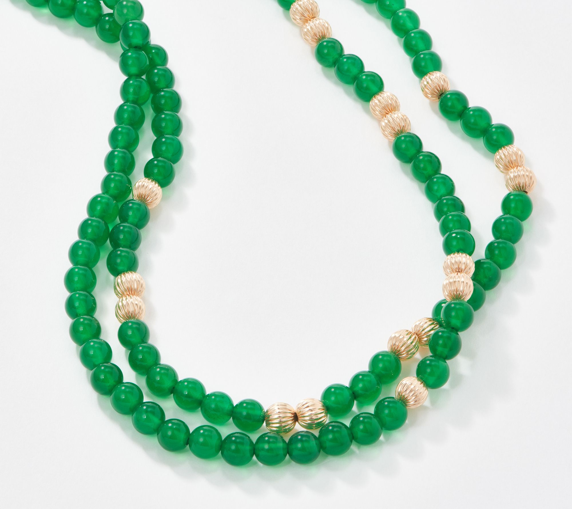Judith Ripka 14K Gold Gemstone Bead 36 Necklace