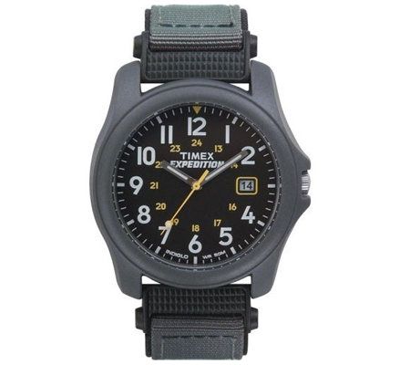 Timex Mens Camper Expedition Watch with BlackN ylon Strap