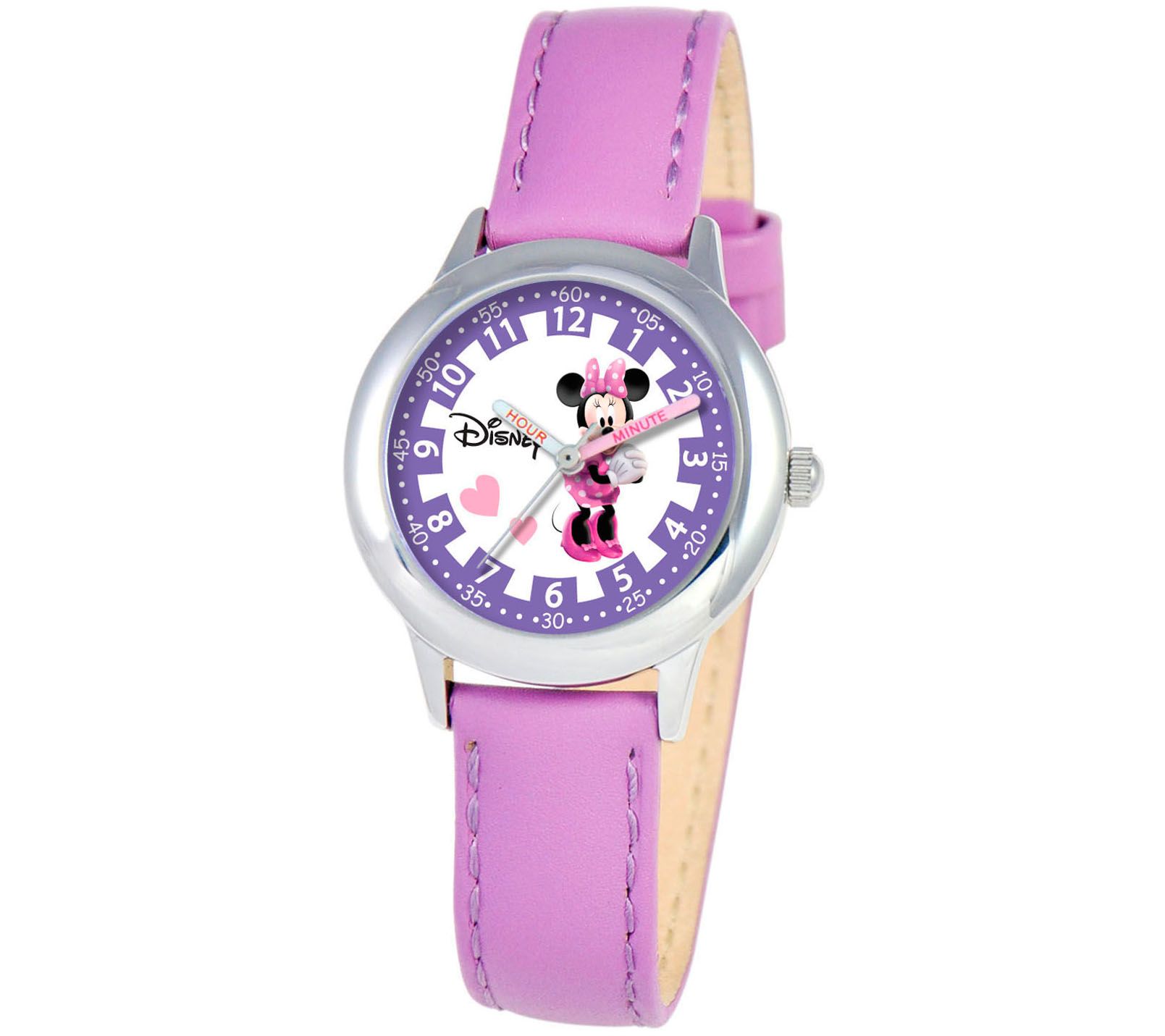 Disney Minnie Mouse Girls Stainless Steel Watc h