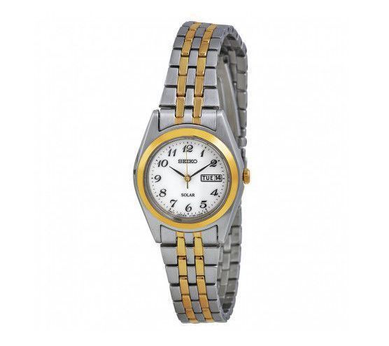 Seiko Womens Solar Powered Two-Tone Watch