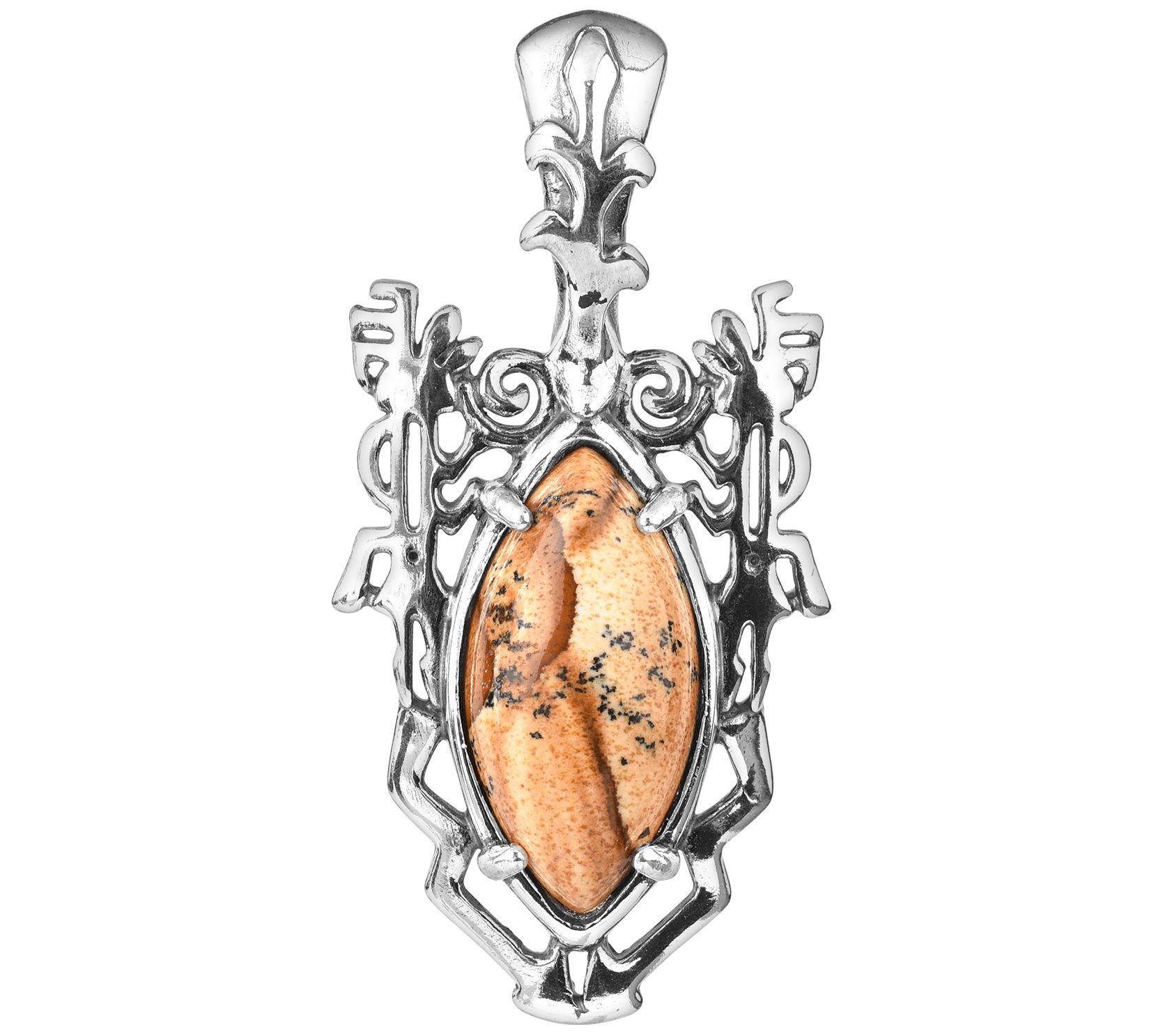 American West Sterling Silver Yeibichai Gemston e Enhancer