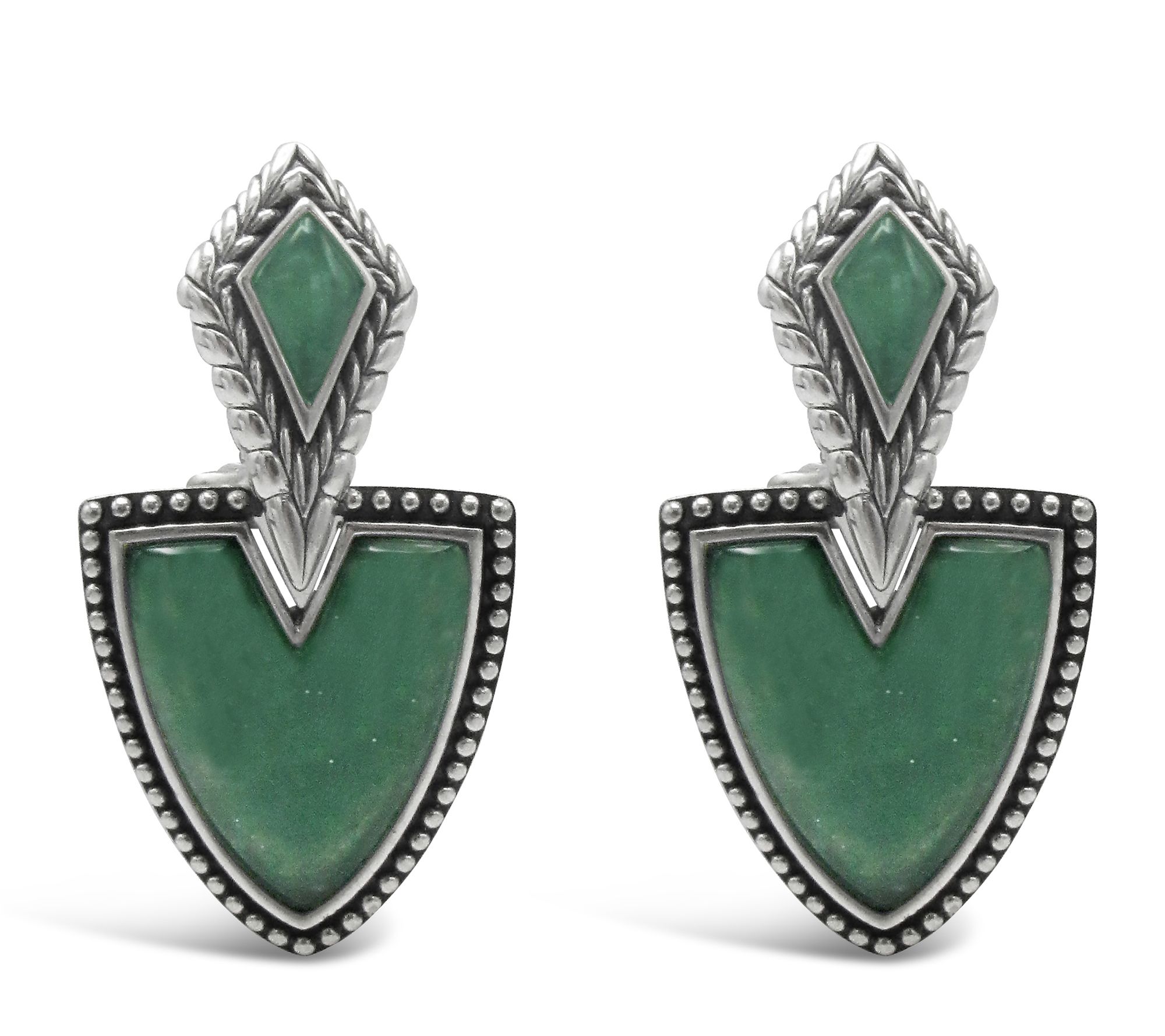 Tiffany Kay Studio Sterling Silver Aventurine D rop Earrings
