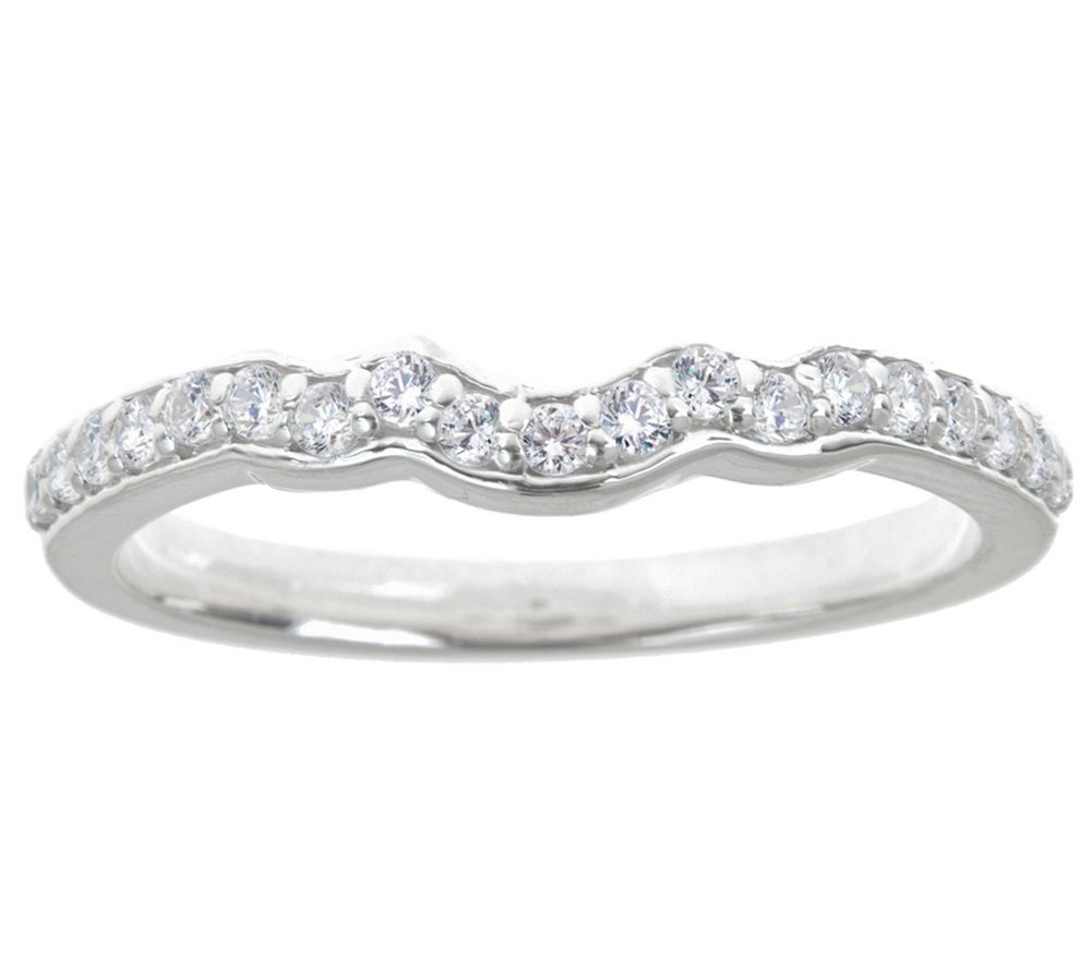 Affinity 1/4 cttw Diamond Wedding Eternity B an d Ring, 14K