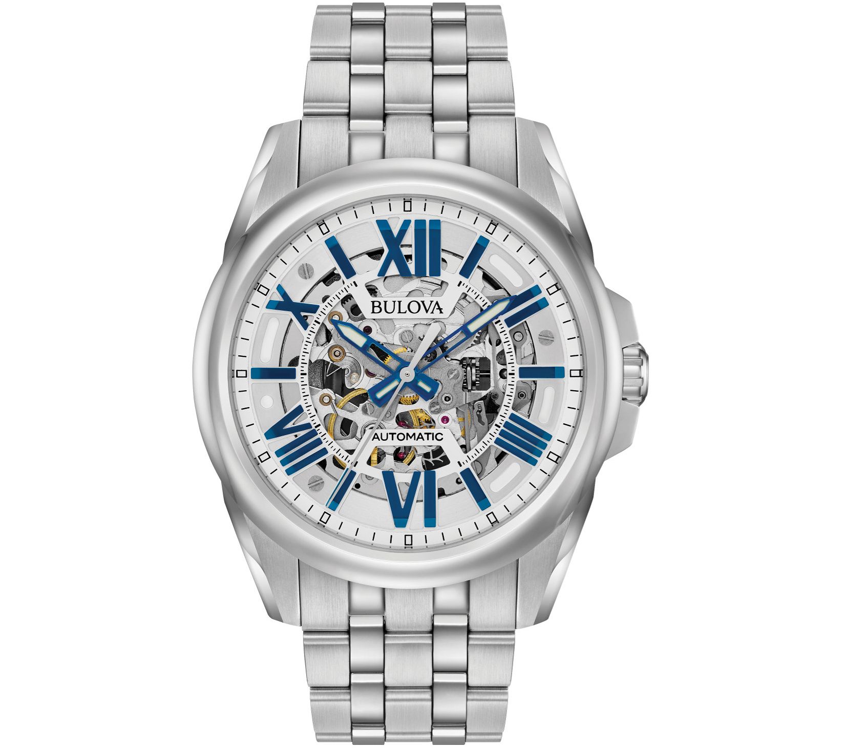 Bulova Mens Automatic Stainless Steel Watch