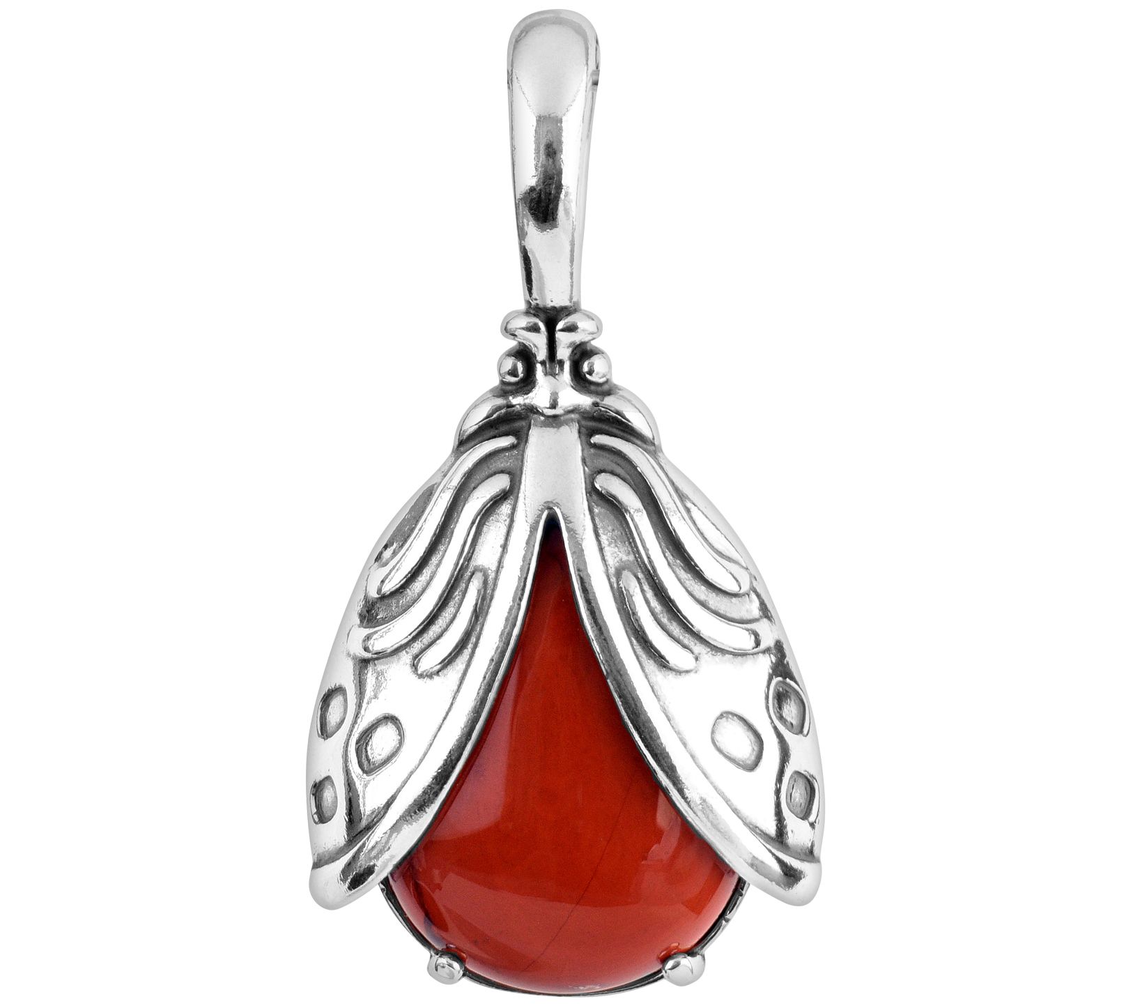 American West Sterling Silver Garden Critter La dybug Enhancer