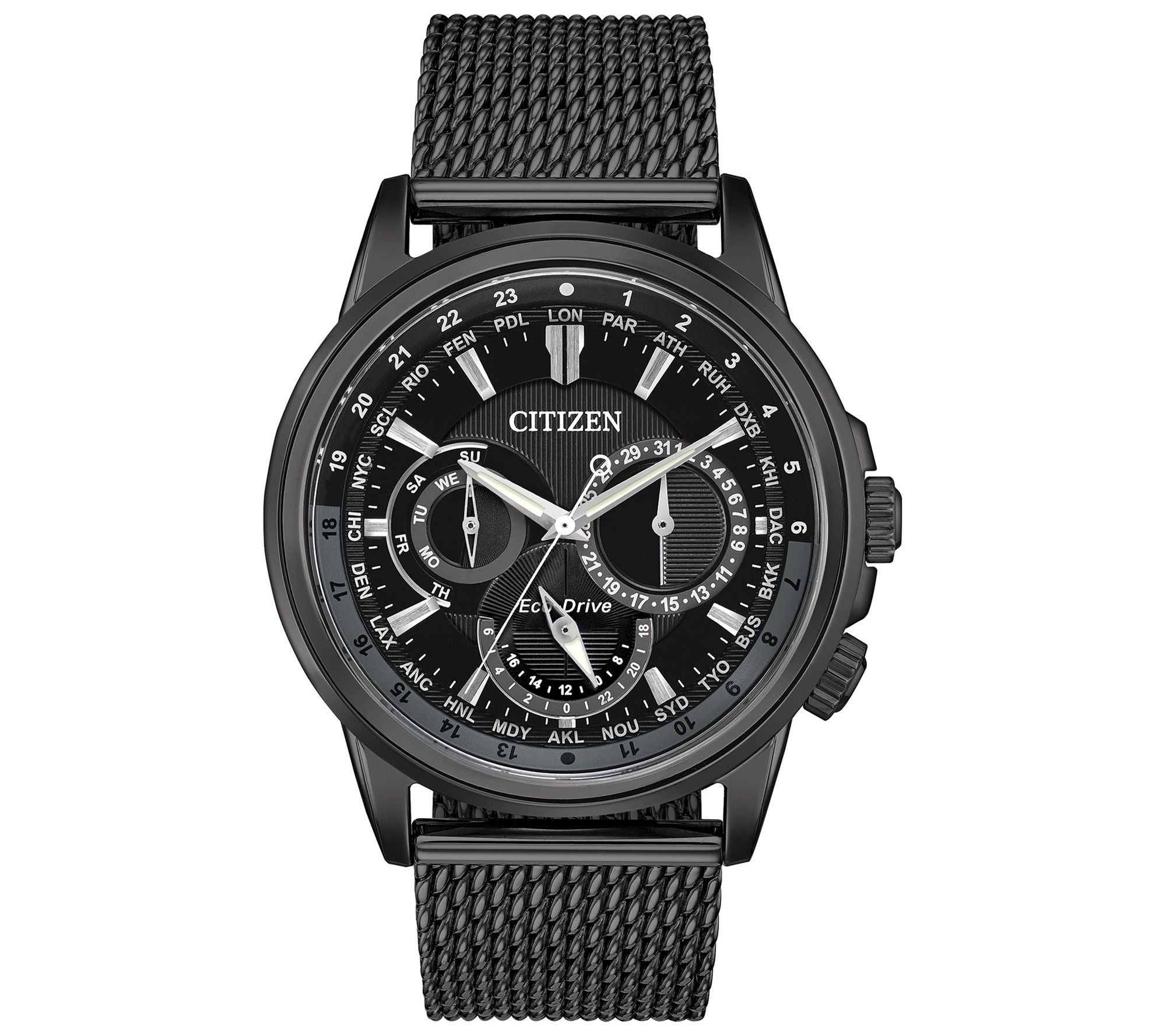 Citizen Eco-Drive Mens Calendrier Bracelet Wat ch