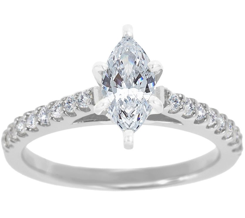 Affinity 3/4 cttw Diamond Pave Ring,  14K
