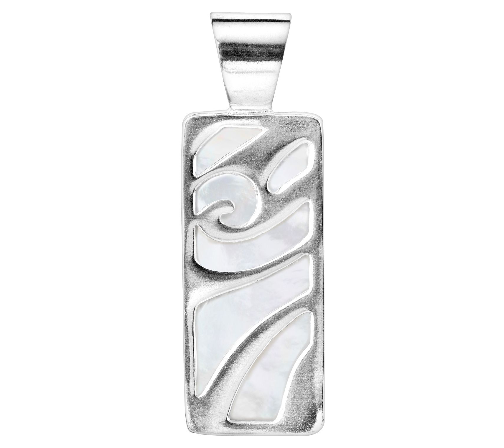 American West Sterling Mother-of-Pearl Reversib le Pendant
