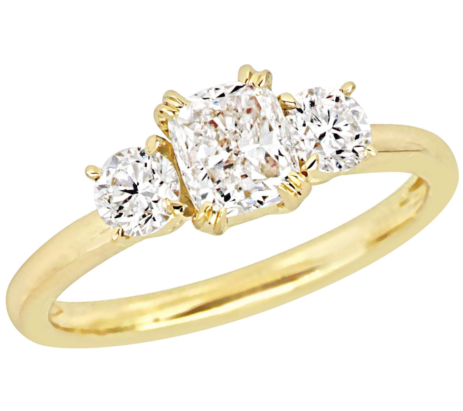 Affinity 1.50 cttw Diamond Engagement Ring, 14K
