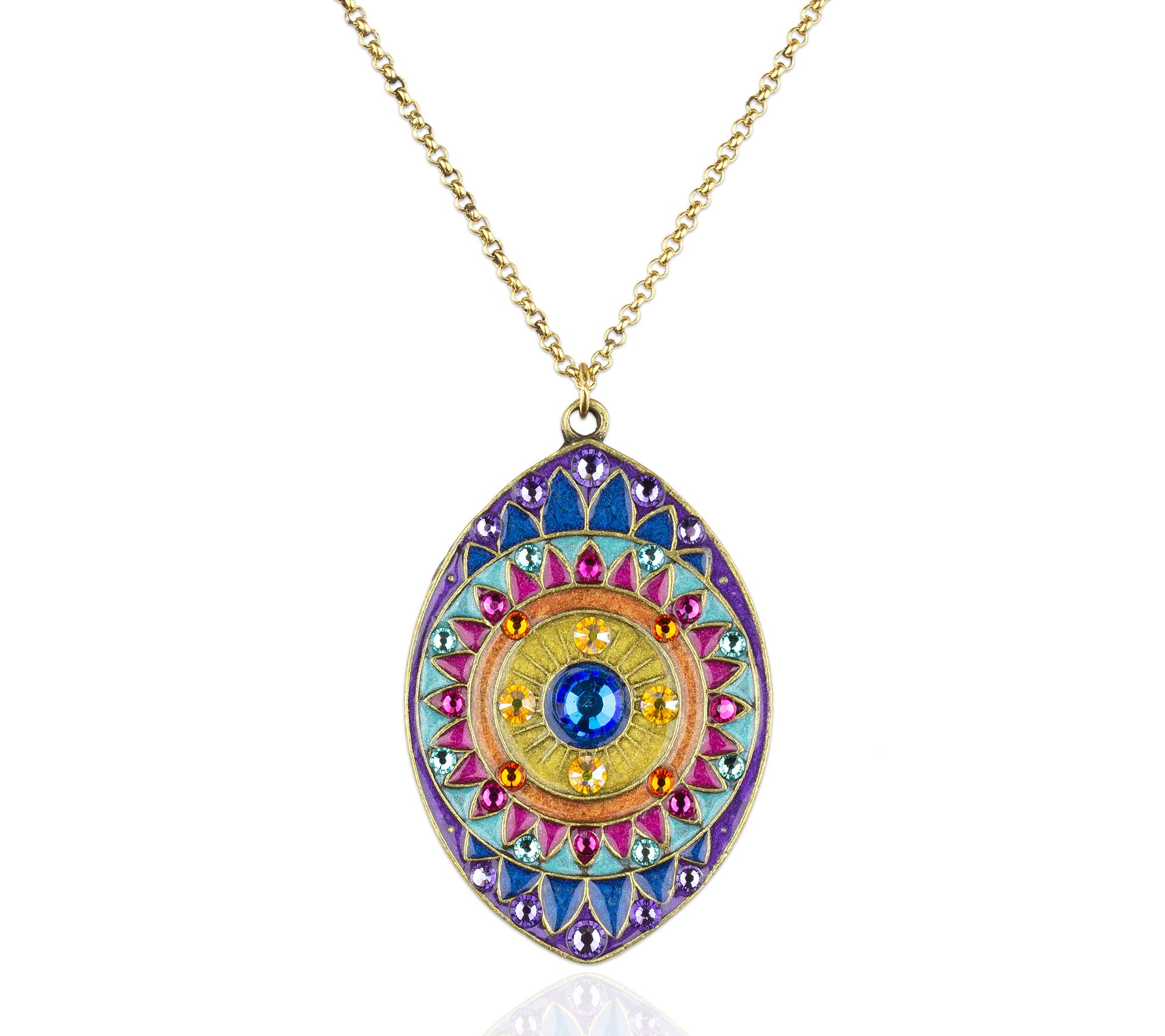 Anne Koplik Swarovski Evil Eye Necklace