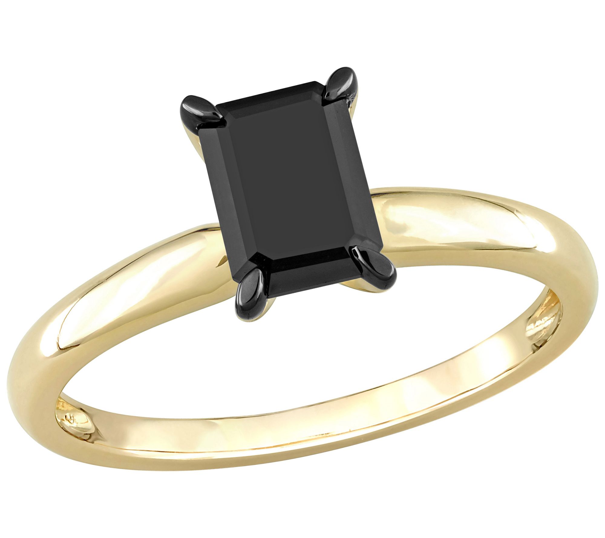 Affinity 1.00 cttw Black Diamond Ring, 14K Gold