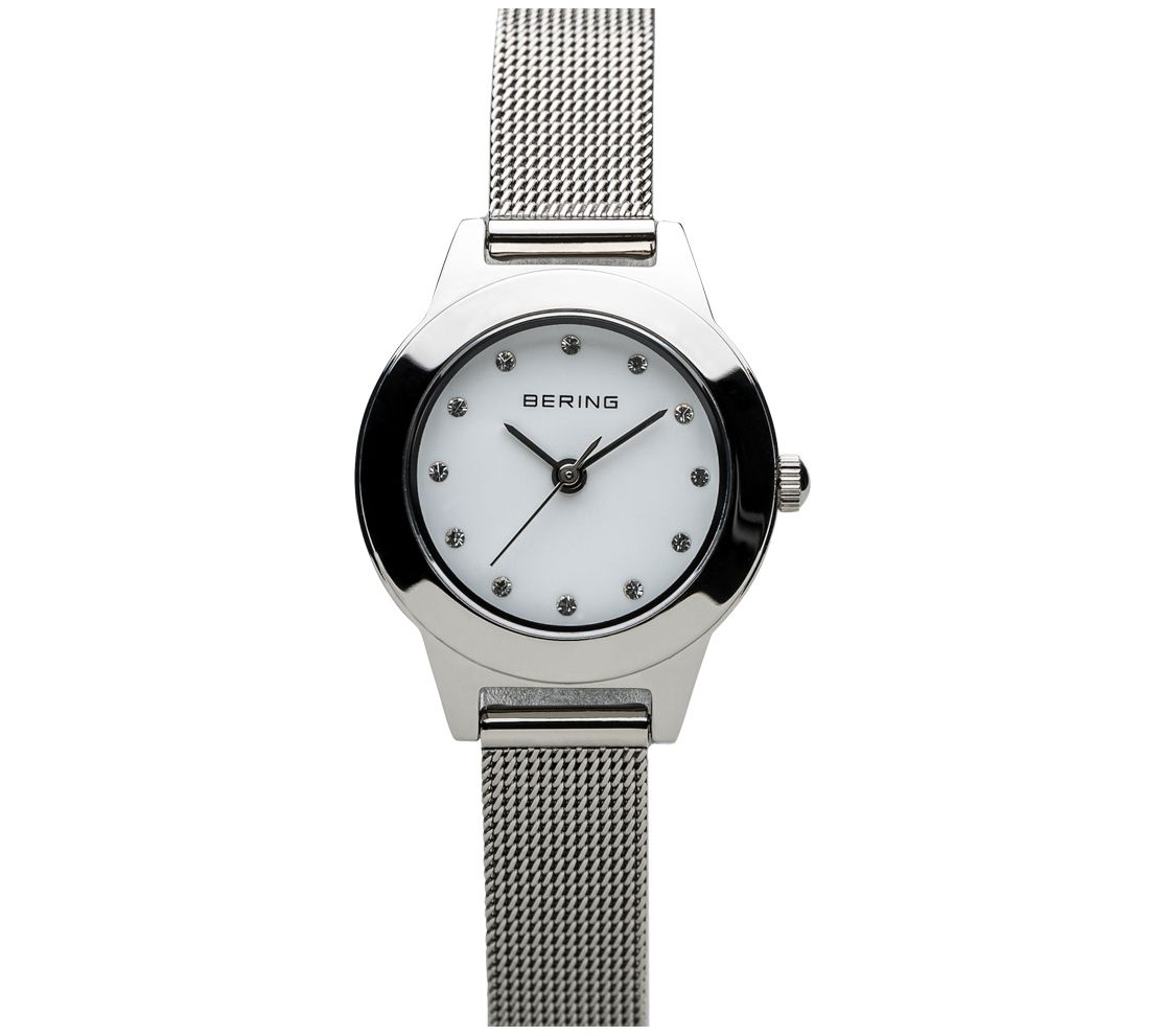 Bering Womens Stainless Classic Mesh Bracelet Watch