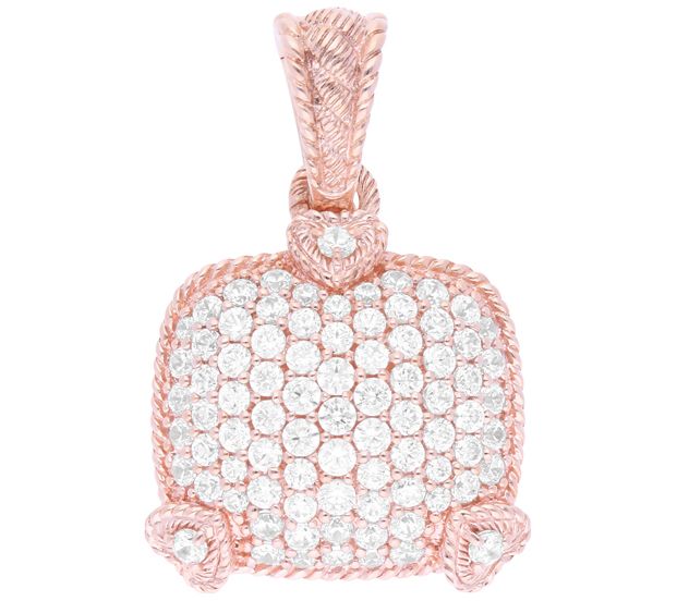 Judith Ripka 14K Clad Pave Diamonique Enhancer