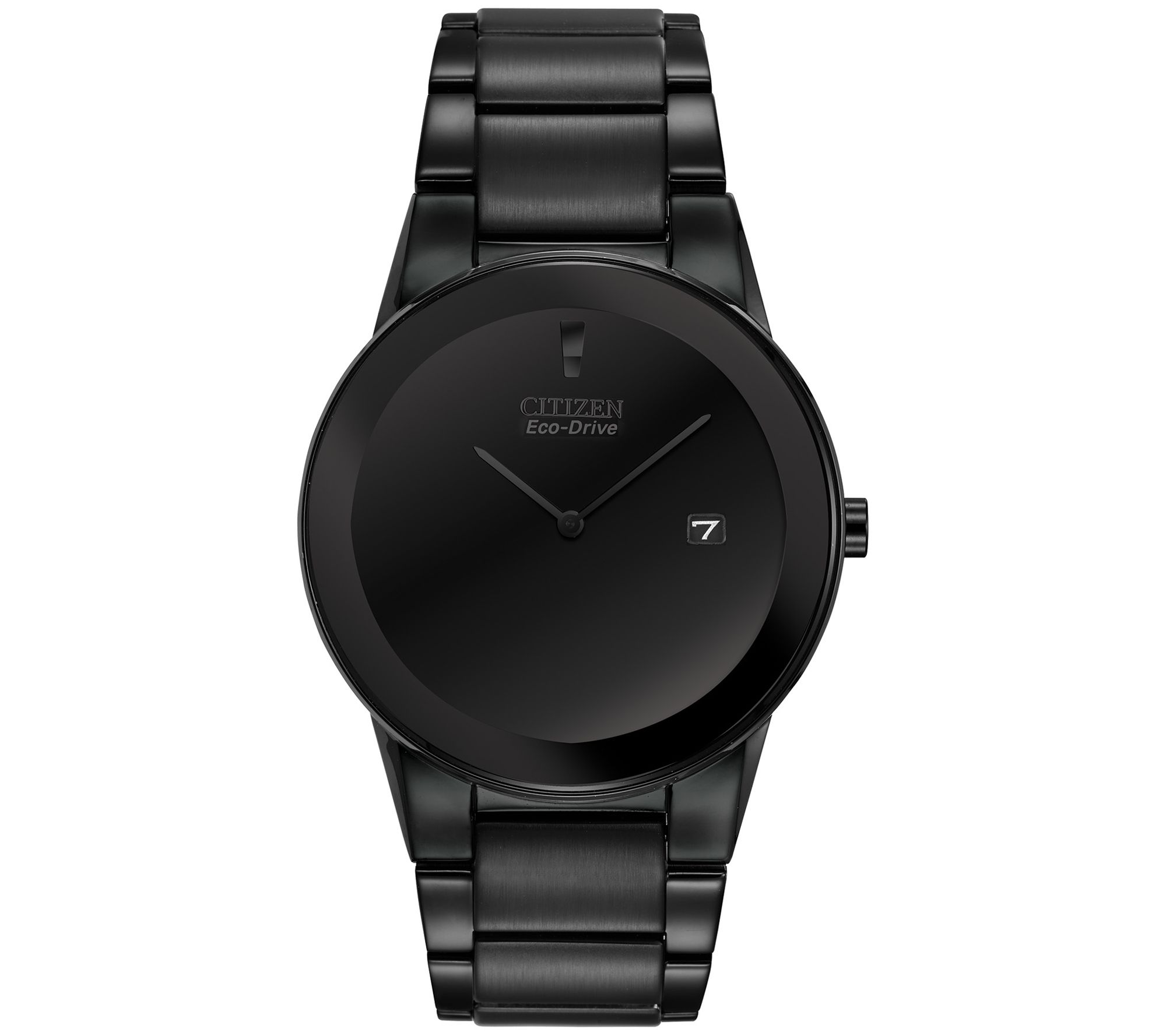 Citizen Mens Axiom Eco Drive Black Ion-Plated Watch