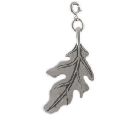 Sterling Oak Leaf Charm