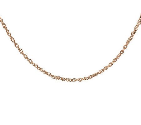 16 Diamond-Cut Singapore Necklace, 14K G old 1 .60g