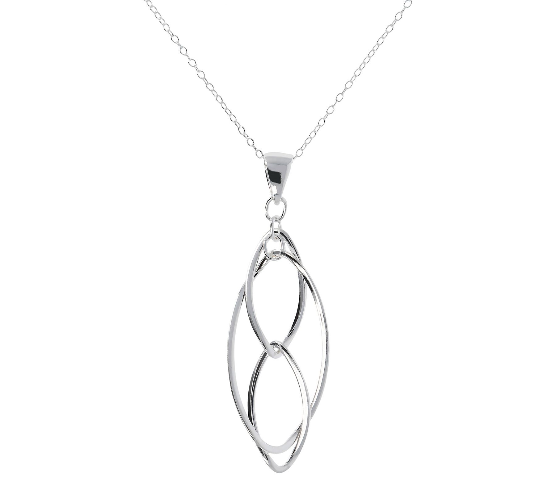 UltraFine Silver Free-Form Pendant w/ Chain