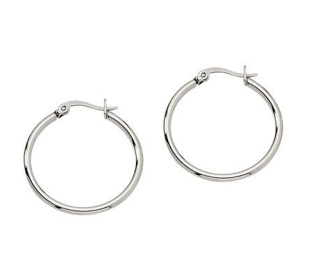 Steel by Design 1 Hoop Earrings
