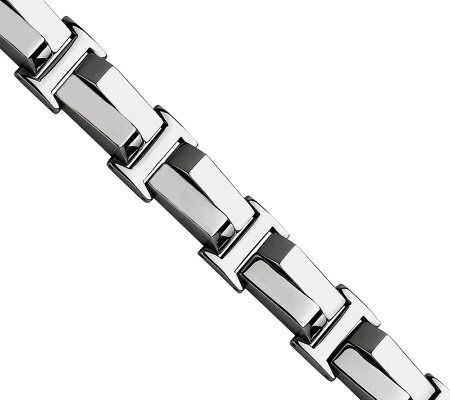 Steel by Design Mens 8-1/4 Polished Link B ra celet