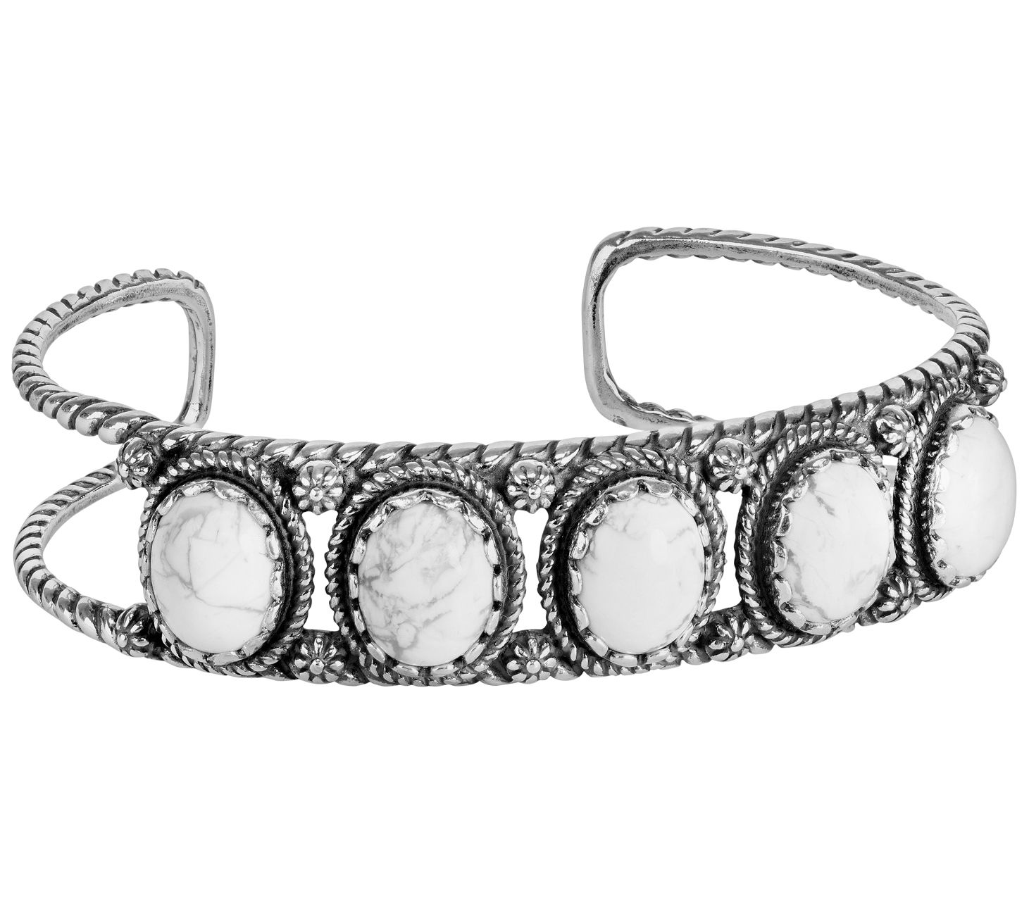 American West Sterling Santa Fe Sunrise Gemston e Cuff
