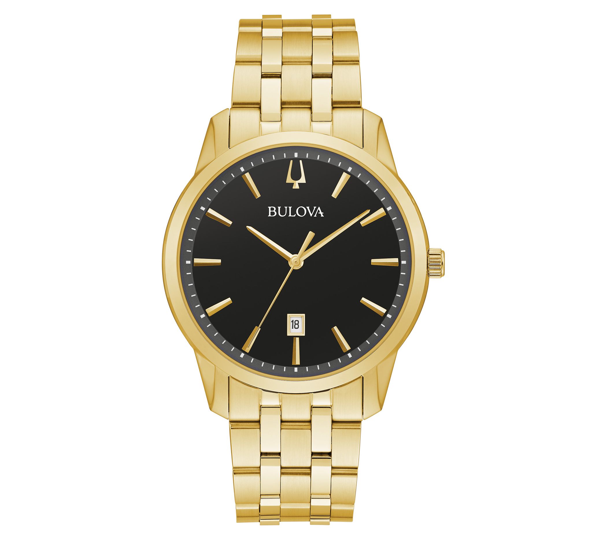 Bulova Men's Goldtone Stainless Steel Bracelet atch