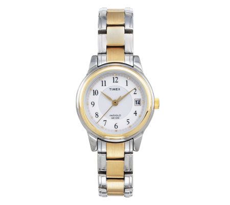 Timex Womens Classic Dress Watch with Two-tone Bracelet