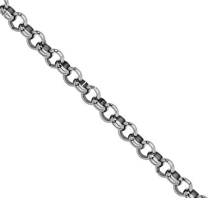 Steel by Design 7-1/2 Rolo Chain Bracelet