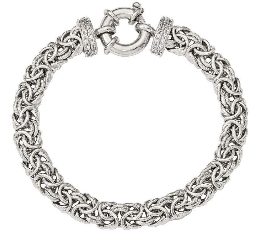 Sterling Byzantine 7-1/2 Bracelet, 16g by Silv er Style