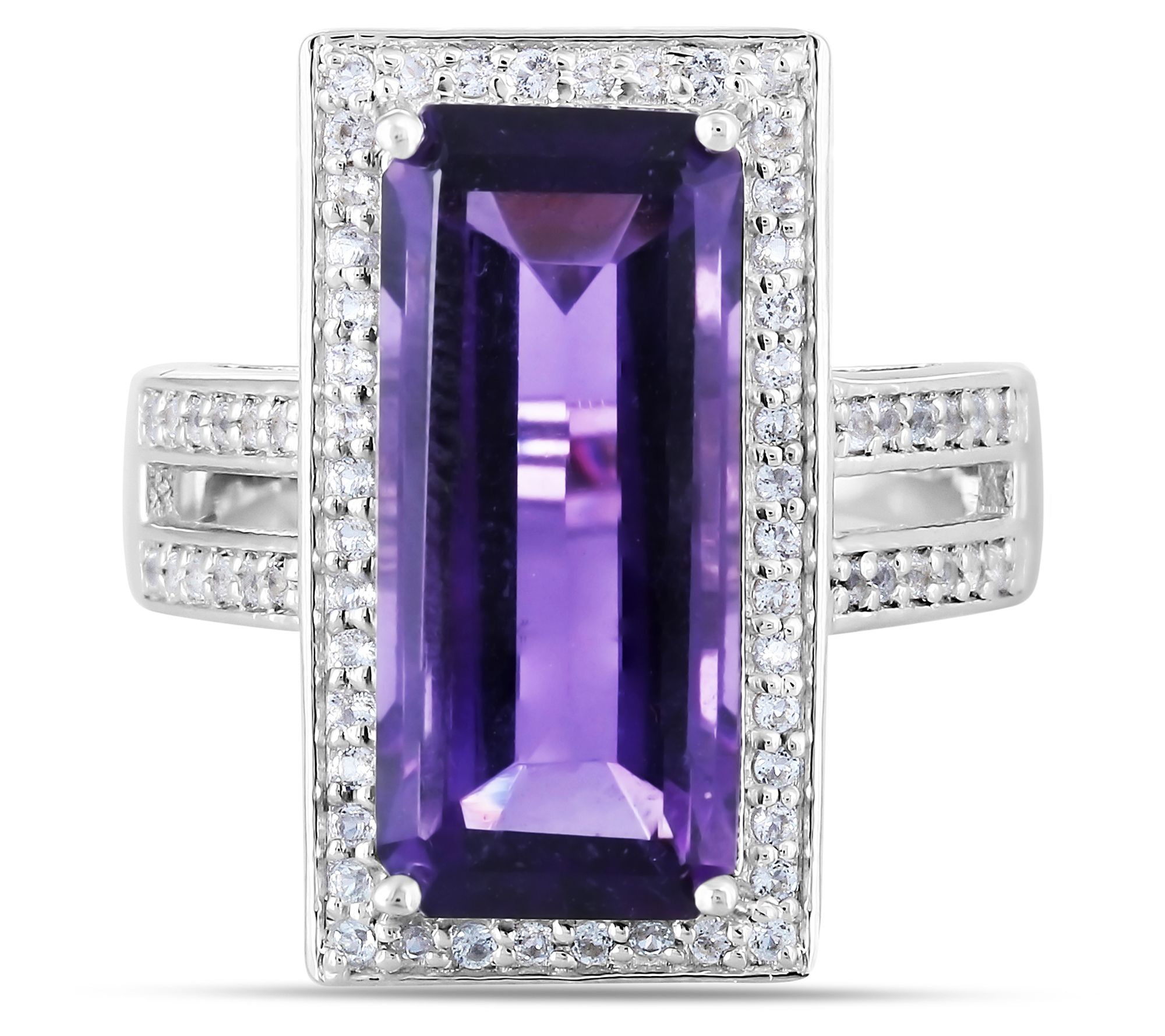 Generation Gems Elongated Multi-Gemstone Ring, Sterling