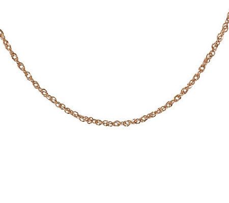 20 Diamond-Cut Singapore Necklace, 14K Gold 1. 90g