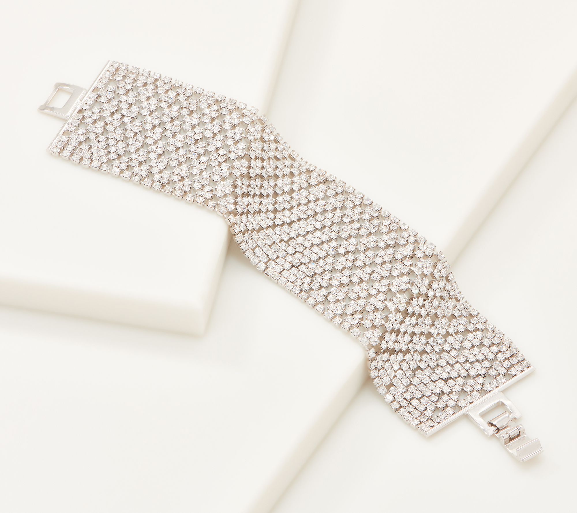 Diamonique x Lisa Freede Lace Cuff Bracelet