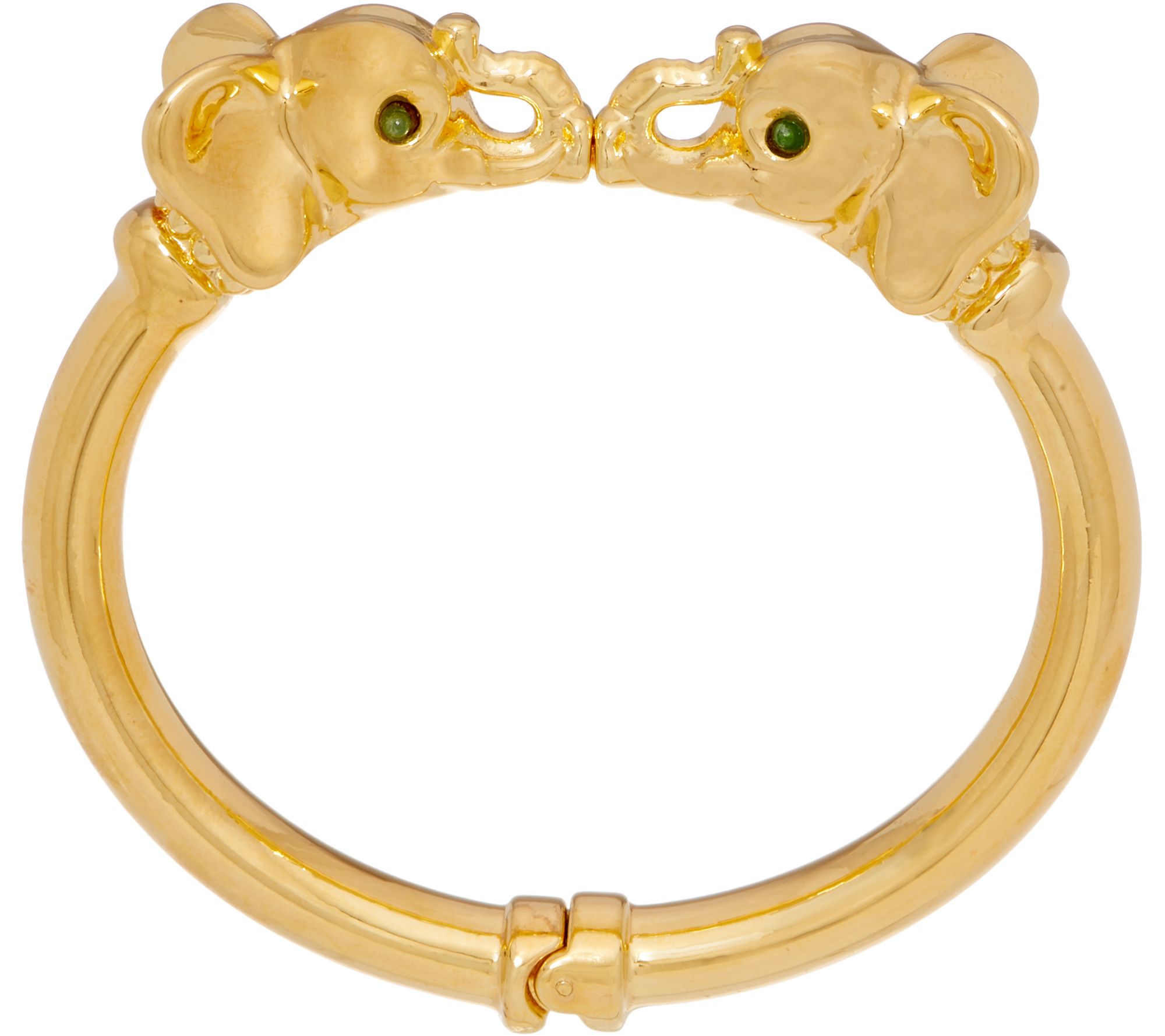 Oro Nuovo Gemstone Accent Animal Cuff 14k Gold Over Resin Qvccom - 