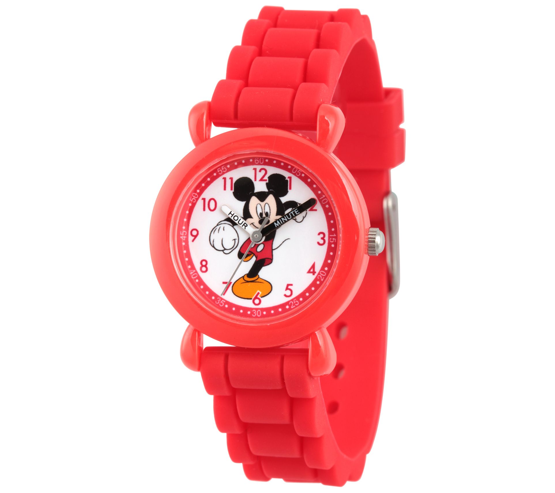 Disney Mickey Mouse Boys Red Silicone Watch