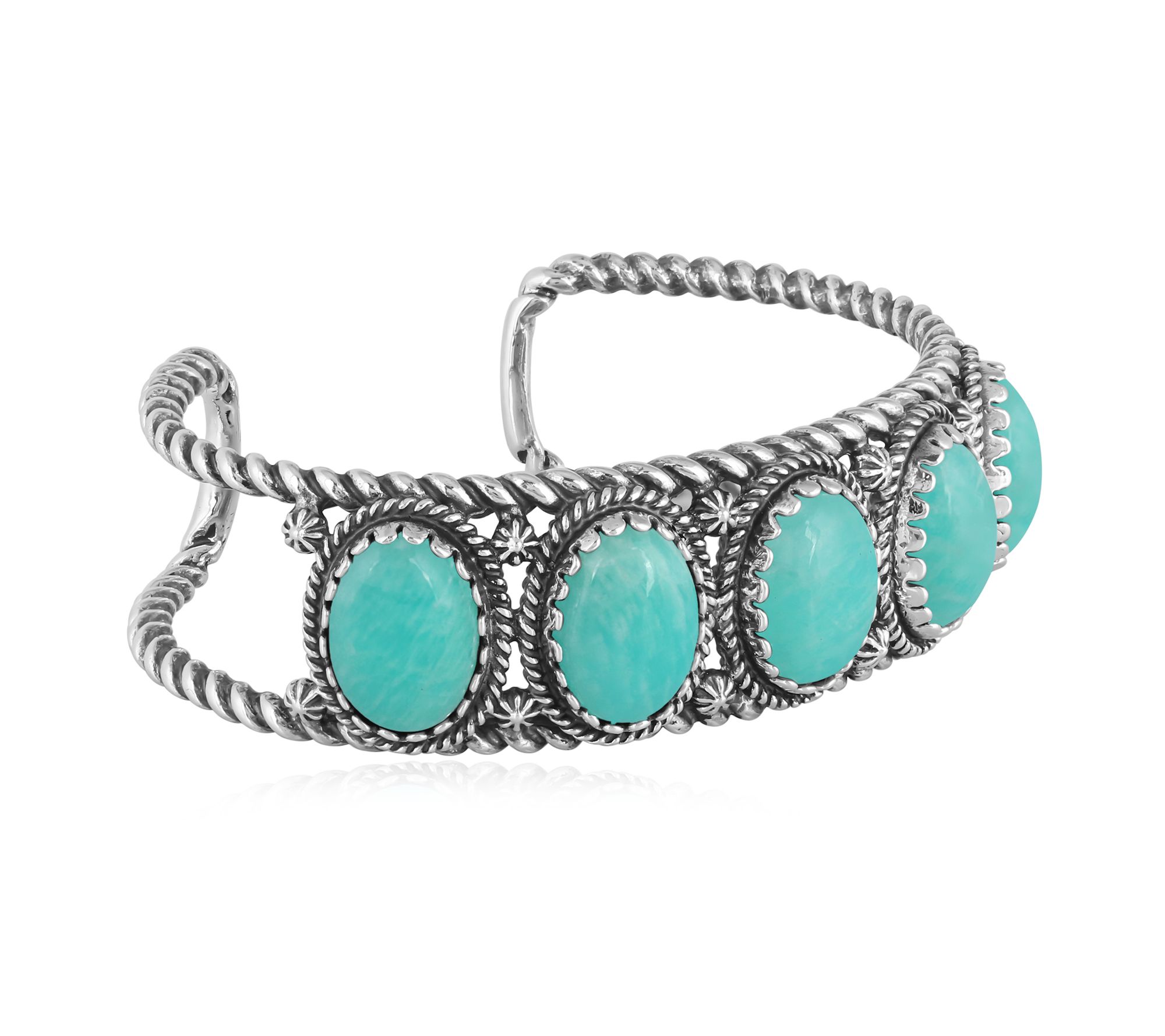 American West Classics Sterling Silver Gemstone Cuff