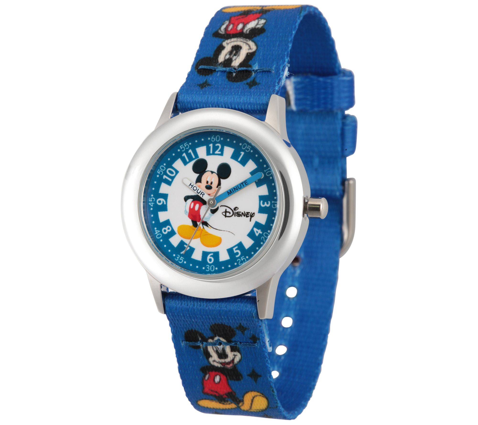 Disney Mickey Mouse Boys Blue Nylon Watch