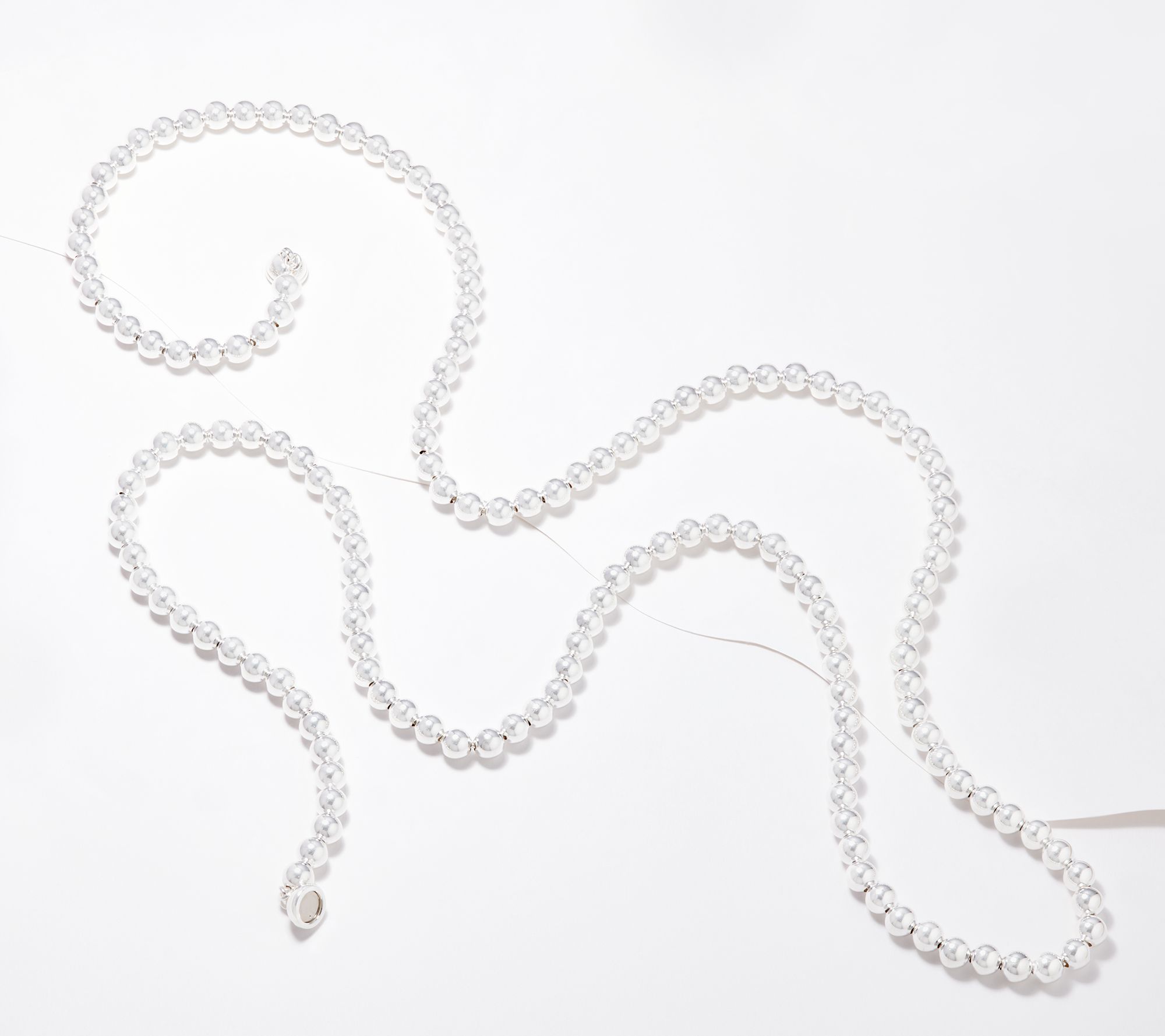 UltraFine Silver 36 Polished Magnetic Chain Necklace, 42.5g