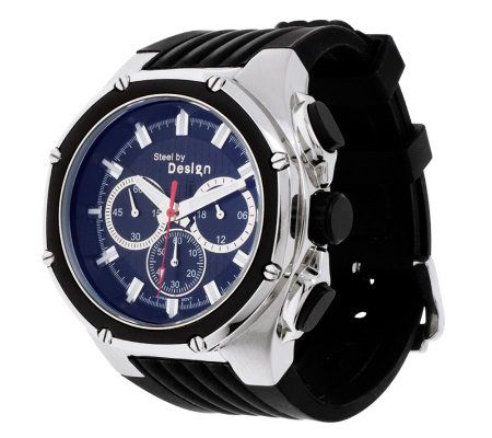 Steel by Design Round Dial Multifunction S trap Watch