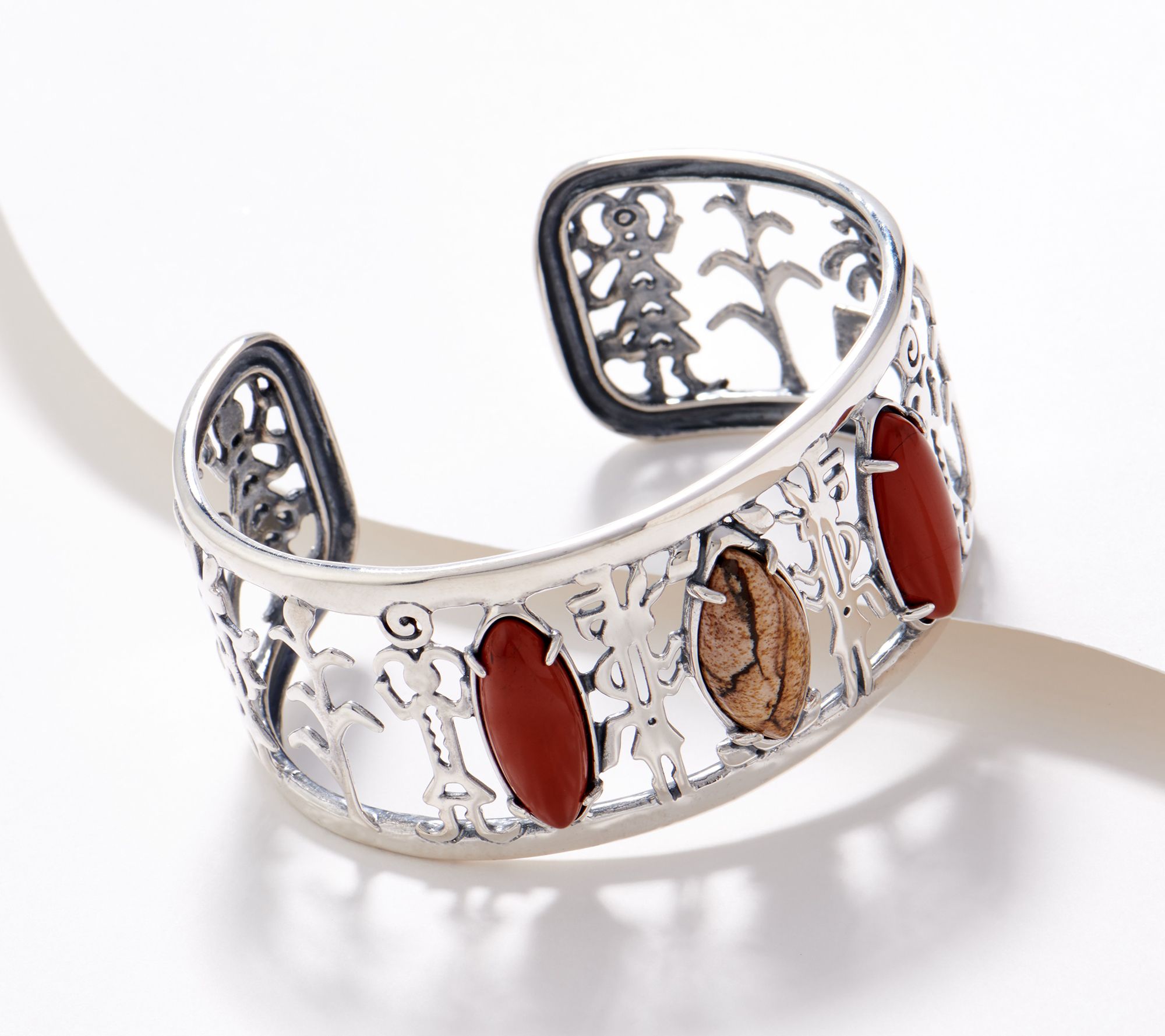 American West Sterling Silver Yebachi Cuff