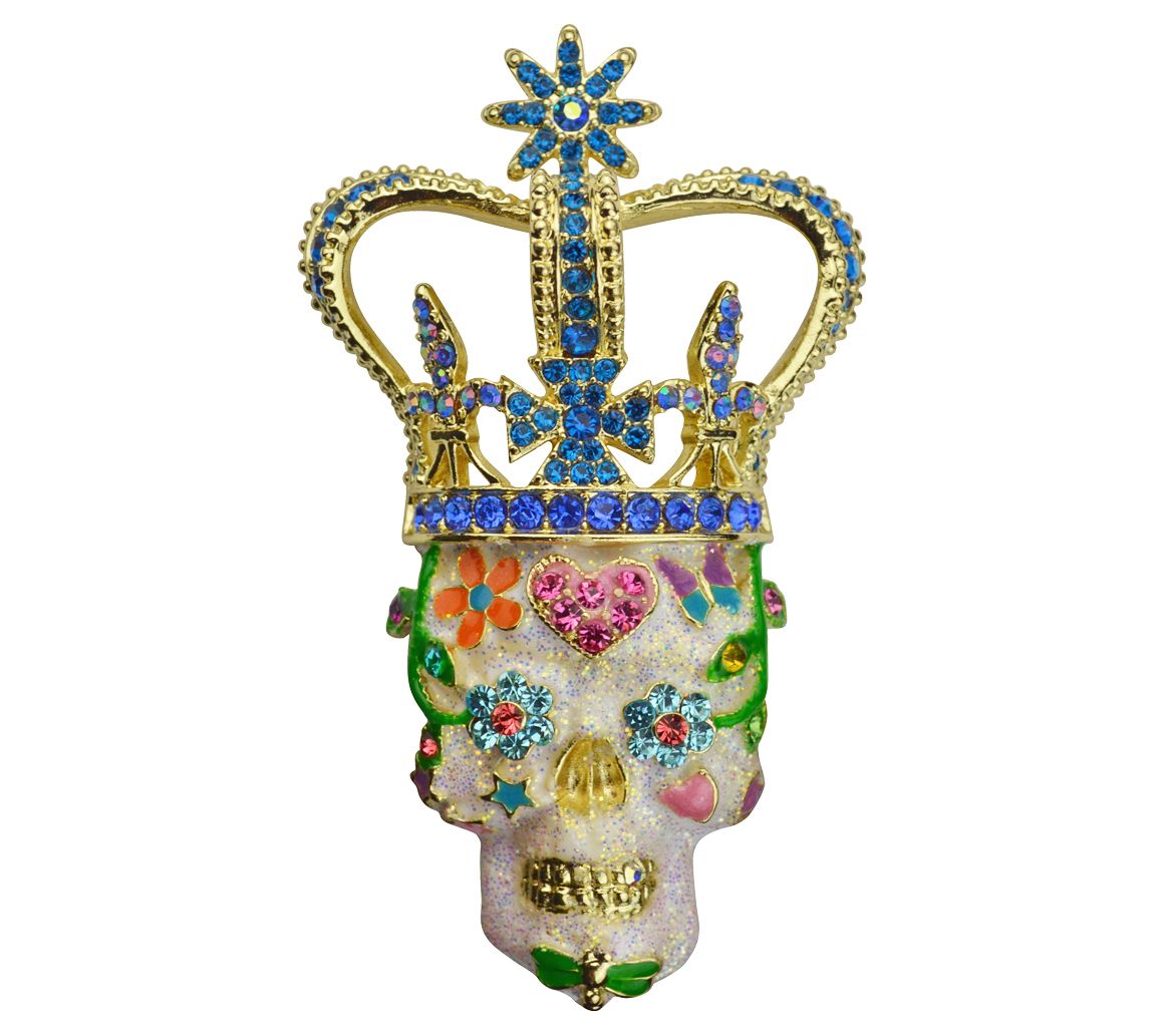 Kirks Folly Sugar Skull Queen Pin Pendant