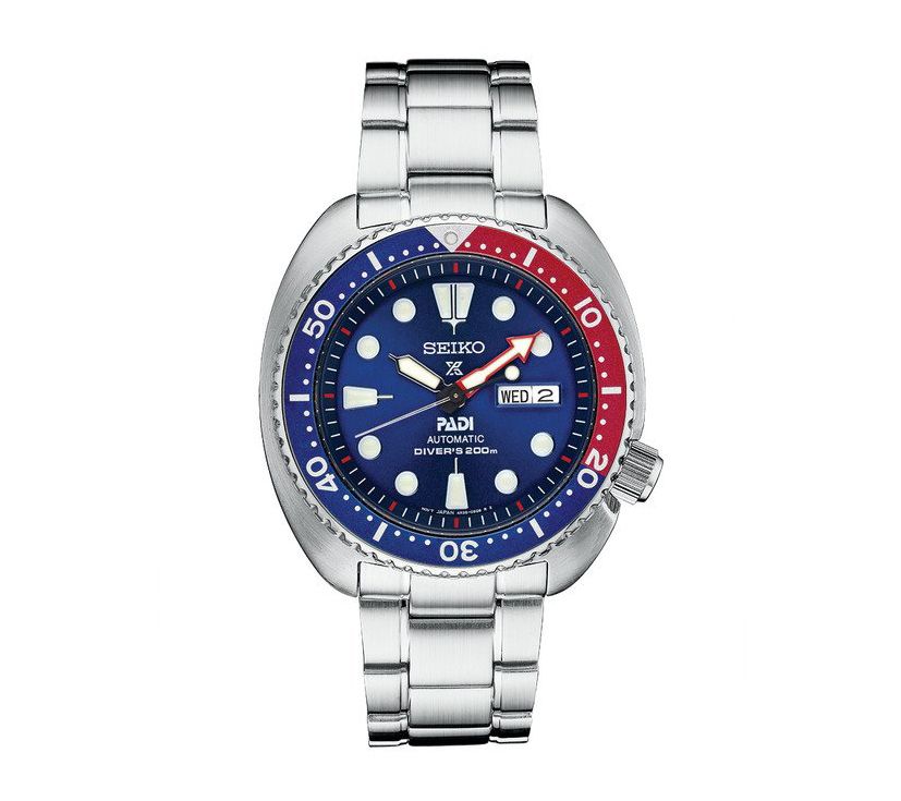 seiko men's prospex stainless automatic diver watch