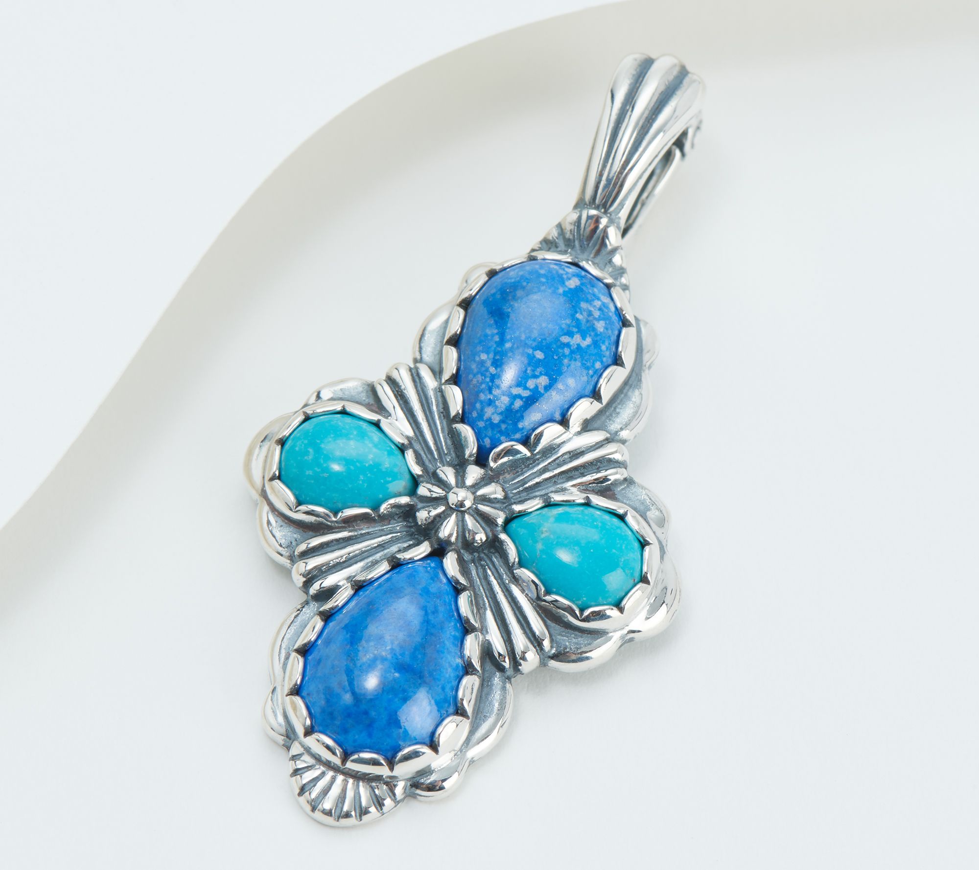 American West Sterling Silver Pear Shape Enhancer