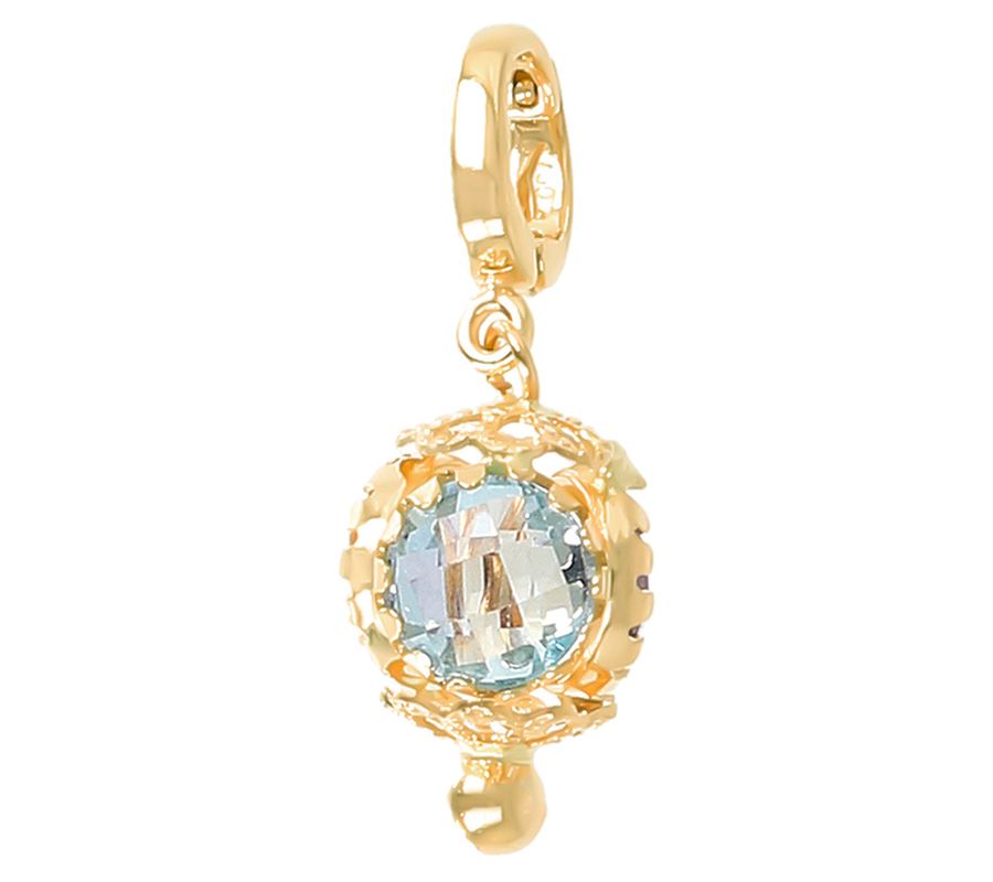 Arte d' Oro 2.10 cttw Gemstone Lantern Enhancer, 18K Gold