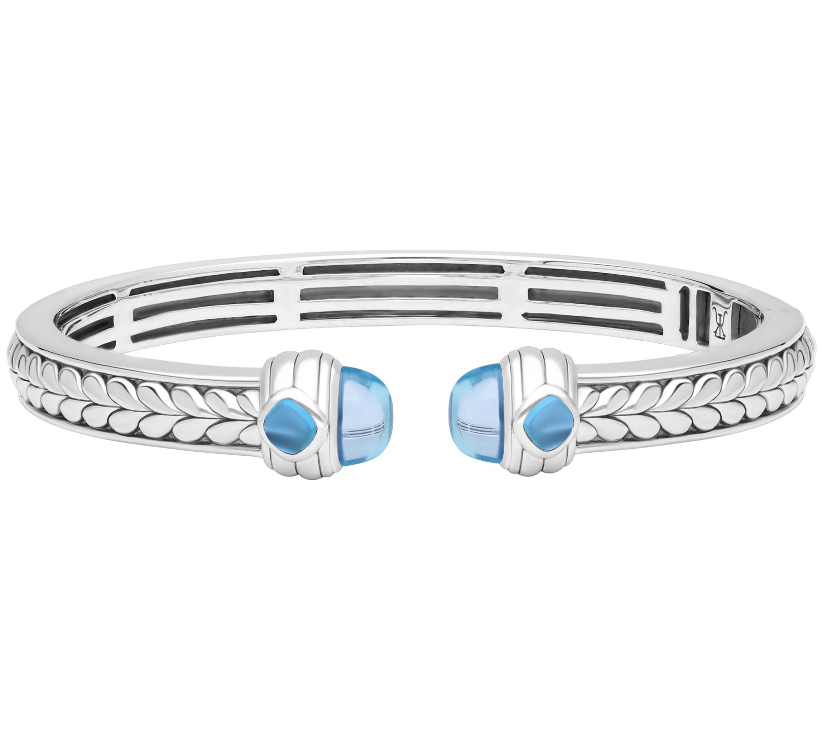 Tiffany Kay Studio Sterling Silver Blue Topaz H rringbone Cuff