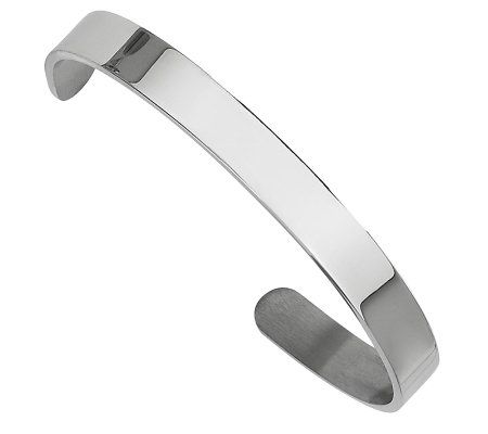 Steel by Design Mens Polished Cuff