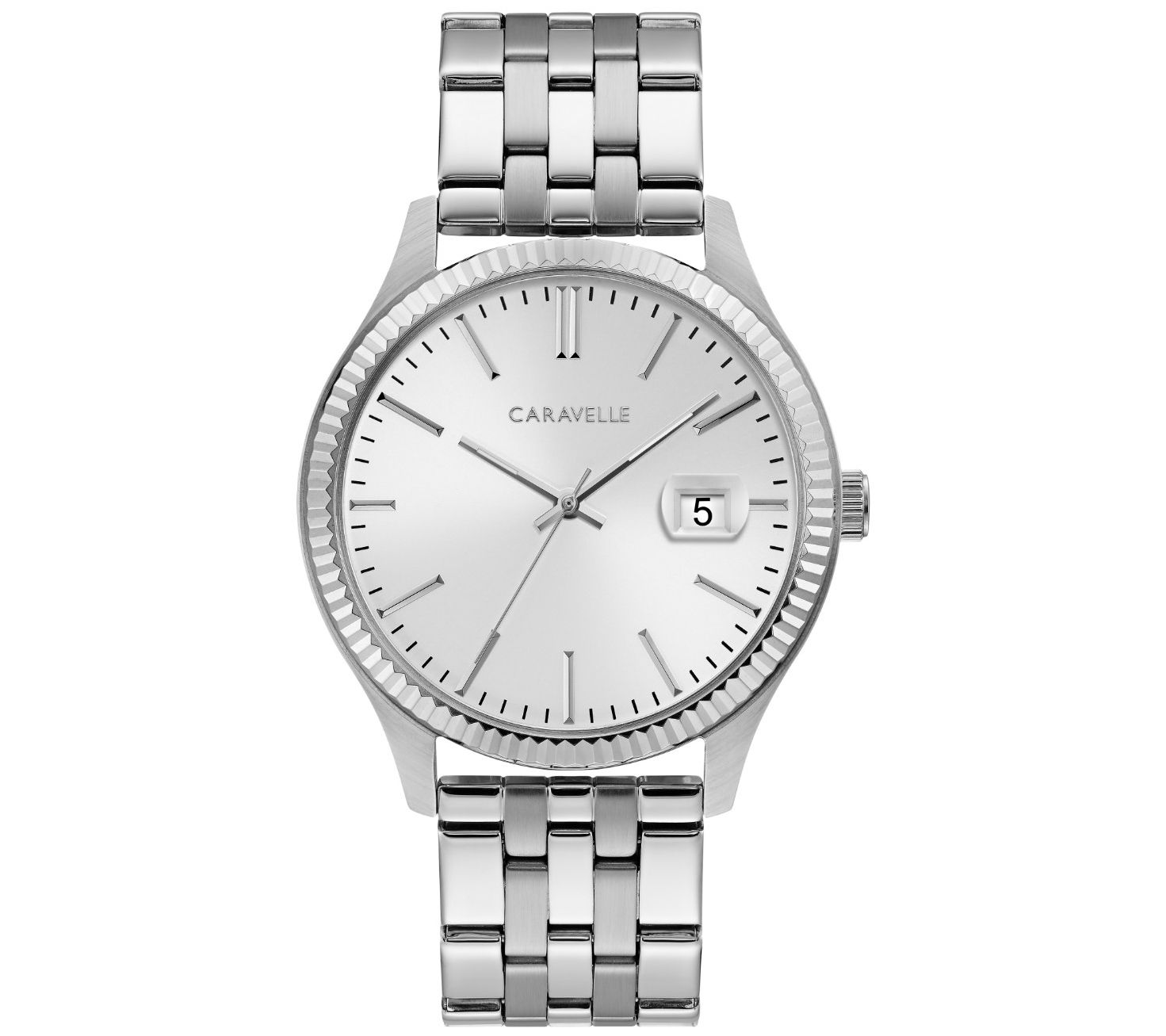 Caravelle by Bulova Mens Stainless W atch