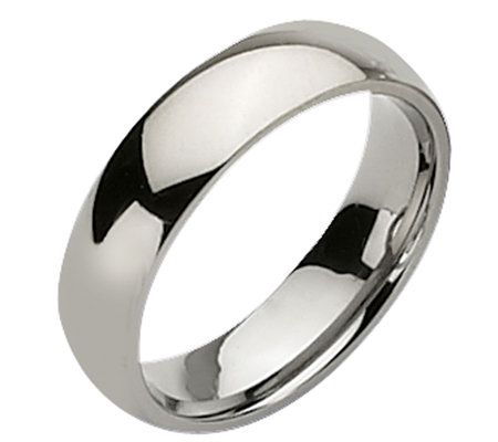 Titanium 6mm Polished Ring
