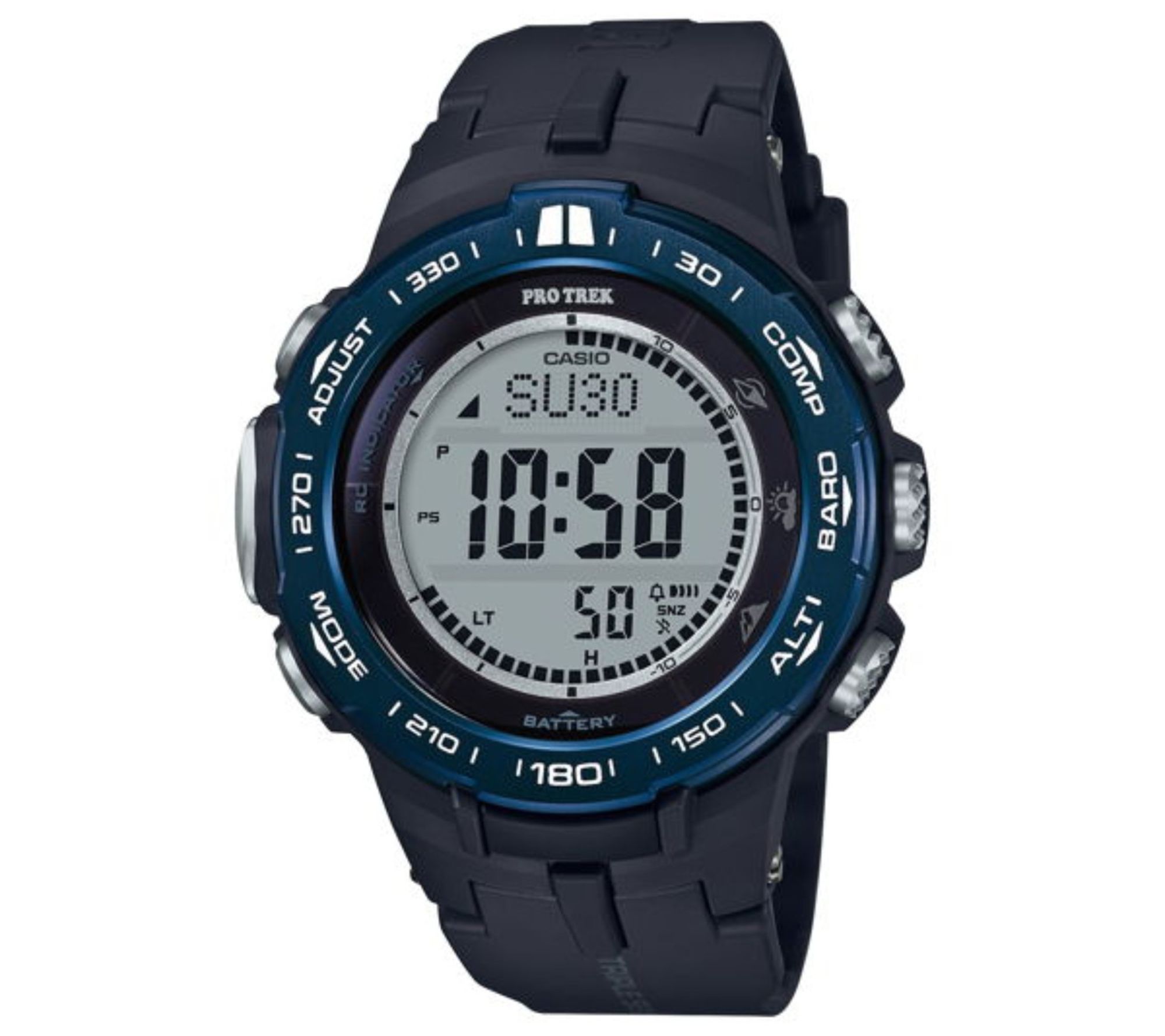 Casio Mens Pro Trek Solar-Atomic Triple Sensor Watch