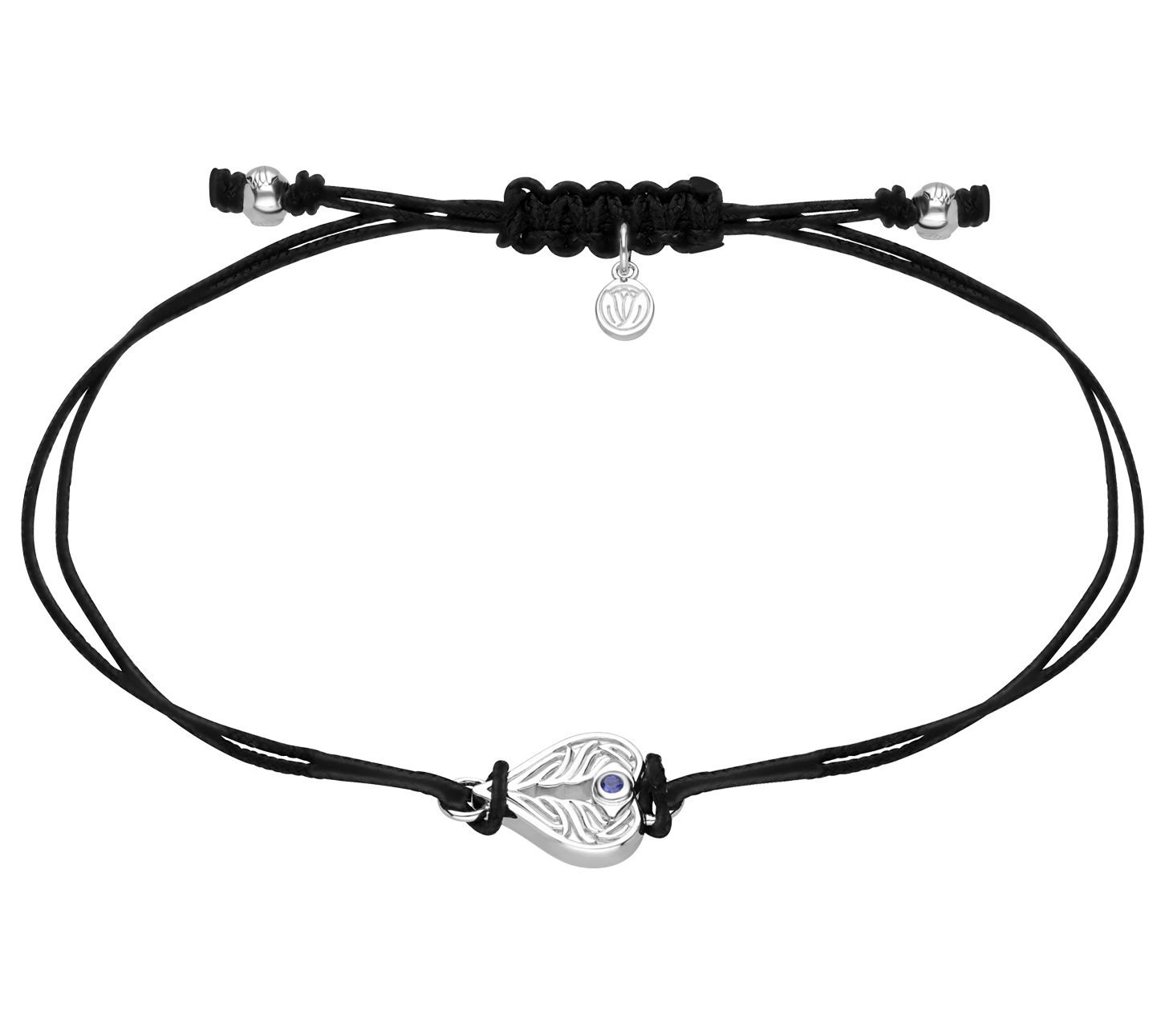 Goddaughter's Sterling Silver Angel Eye Sapphir Bracelet