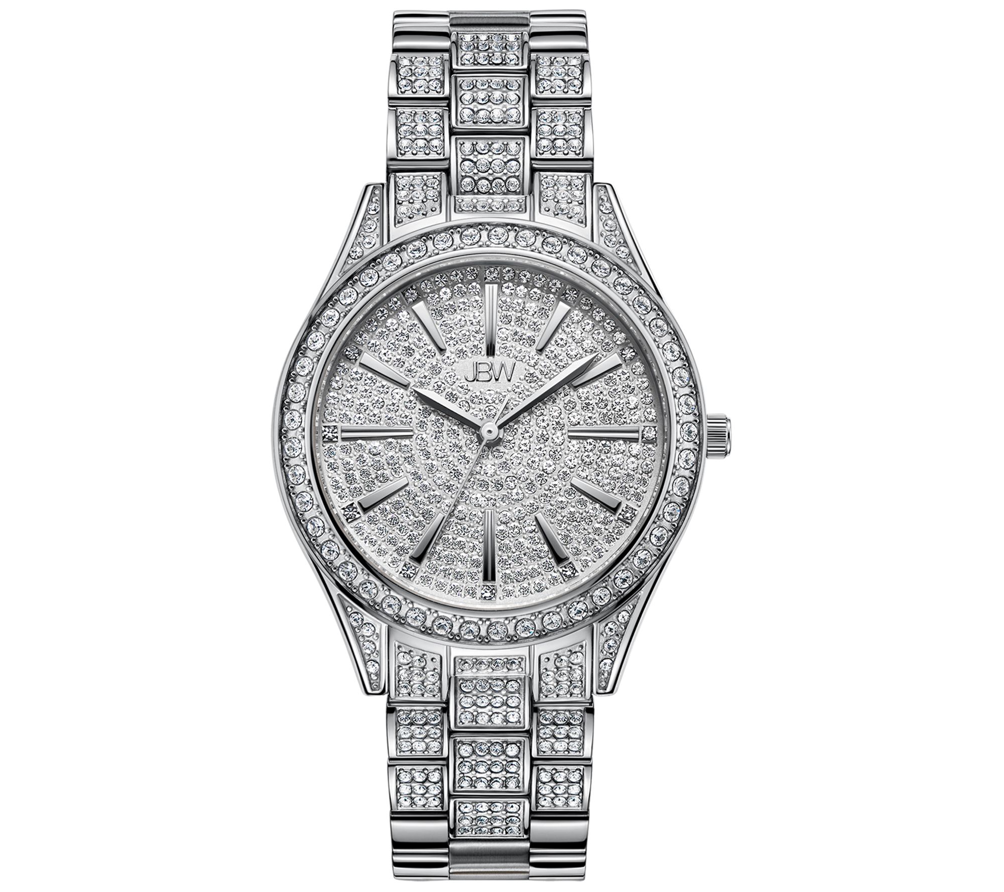 JBW Women's Cristal 1/10 cttw Diamond StainlessWatch