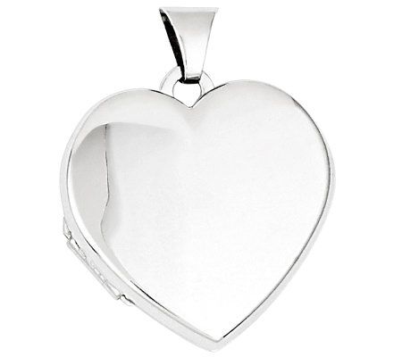 Sterling Double-Frame Heart Locket